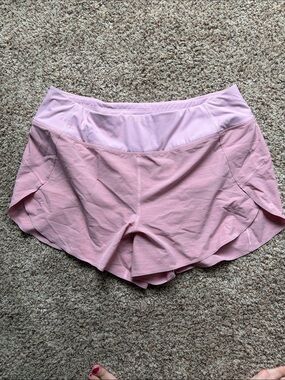 Athleta Light Pink Layered Athletic Shorts